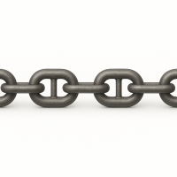Цепь круглозвенная с распорками А2-2,5-19х76
