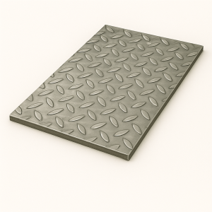 Лист стальной рифленый 4х1500х6000 мм чечевица Ст3пс в наличии в Архангельске