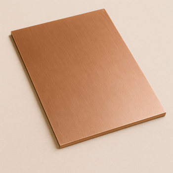 Бронзовый лист 0,3 мм БрБ2 в наличии в Архангельске