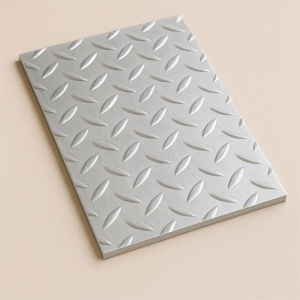 Алюминиевый рифленый лист даймонд 1,2х1200х2000 мм АМг2 в наличии в Архангельске