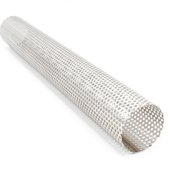 Труба перфорированная нержавеющая 25х1,5 мм шаг 130 AISI 201 в наличии в Архангельске