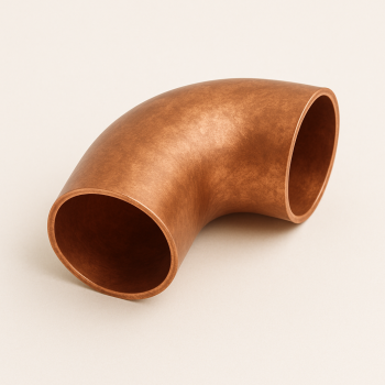 Отвод двухраструбный медный 45° 25 мм М2р ГОСТ 32590-2013 в наличии в Архангельске