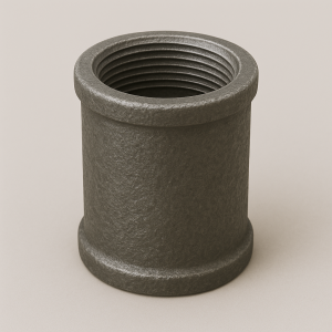 Чугунная муфта переходная ДУ 40х20 (1 1/2 х 3/4 дюйма) ГОСТ 8957-75 оцинкованная в наличии в Архангельске