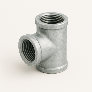 Тройник оцинкованный приварной ДУ 57 в наличии в Архангельске