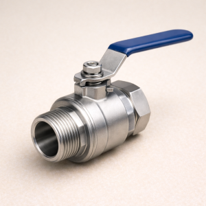 Кран шаровой 3-ходовой AISI 316L 1 1/2" ВР/ВР/ВР в наличии в Архангельске